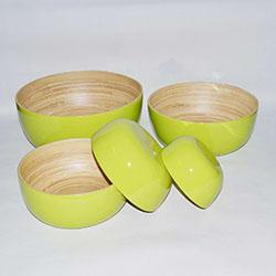 匠心獨具，自然之選——巨匠定制彩色竹制沙拉碗，點亮歐式餐桌藝術